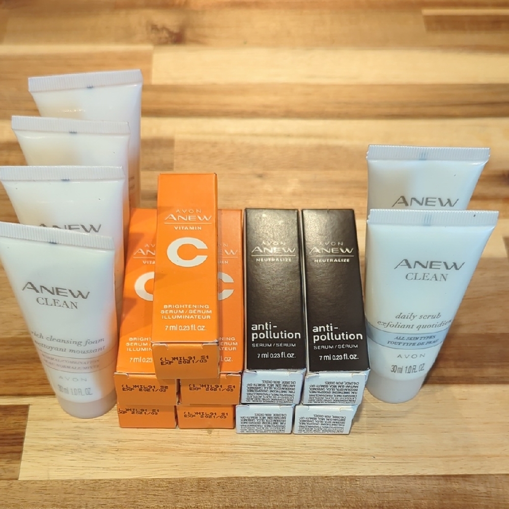 Avon Anew Clean and Vitamin C Skincare Collection